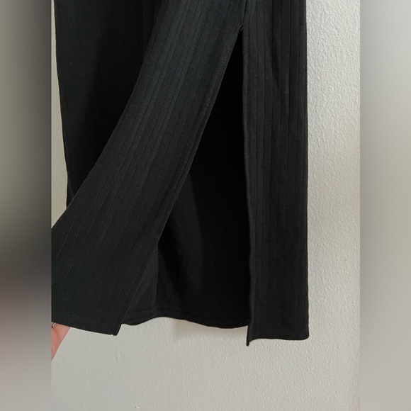 Target Wild Fable, long black sleeve midi dress, size S - Picture 4 of 9
